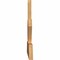 Ekena Millwork Saratoga Smooth Timber Gable Bracket, Western Red Cedar, 96"W x 24"H x 1 1/2"D x 5 1/2"F, 6/12 Pitch GBW096X24X0206SAR00SWR - alternate 3